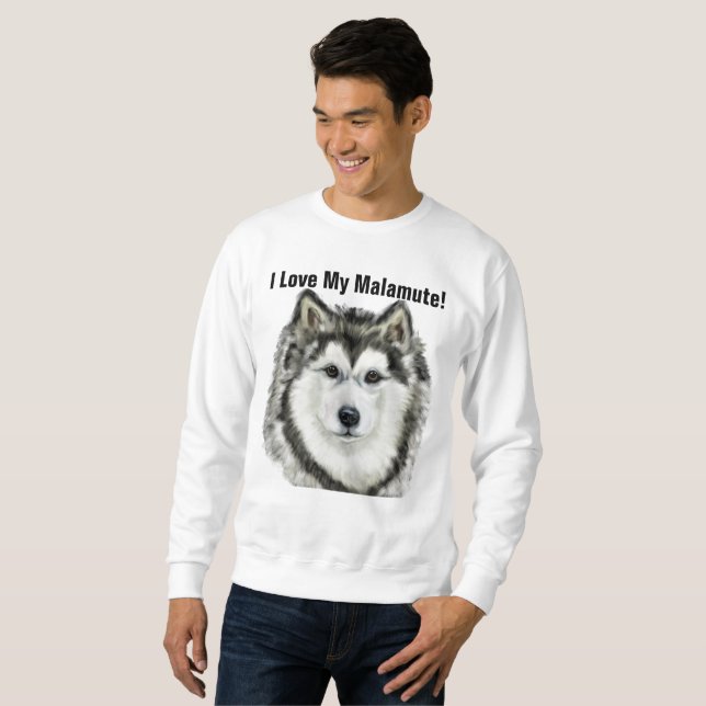 Sudadera Alaskan Malamute (Anverso completo)