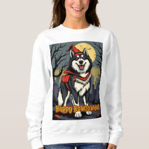 Sudadera Alaskan Malamute Happy Howloween
