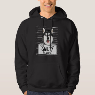 Sudadera Alaskan Malamute Mugshot Guilty Dog