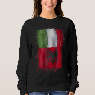 Sudadera Albania E Italia, Albania Y Albania