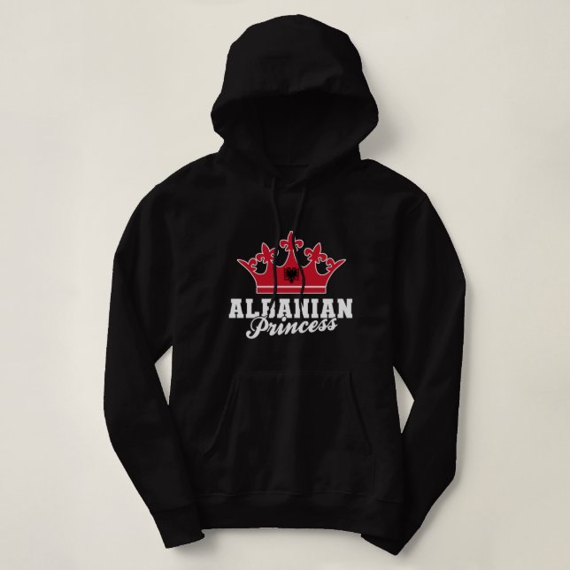 Sudadera Albania: la princesa albanesa Eagle Shqiponja (Diseño del anverso)