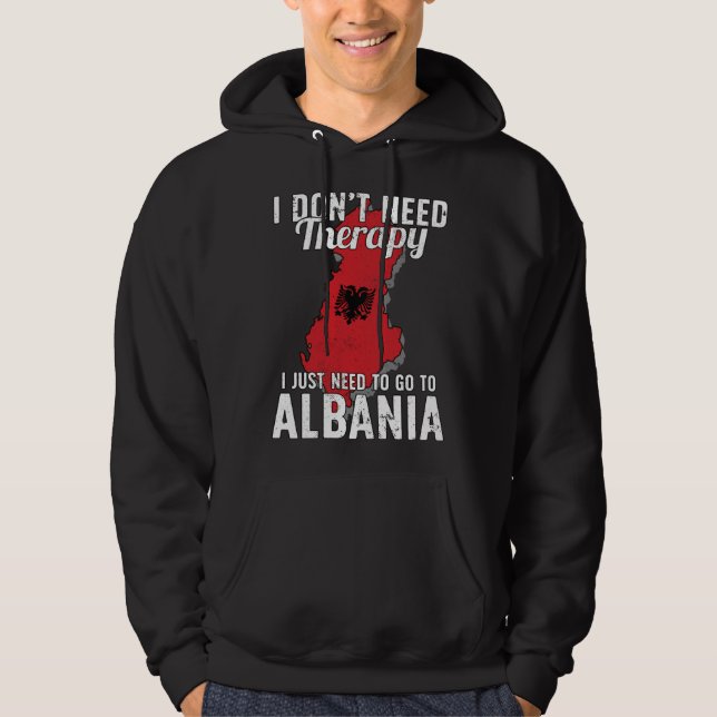 Sudadera Albanian Flag I Albania Flag I Vacation Gift I Alb (Anverso)