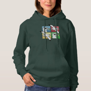 Sudadera Albatros de cuatro colores
