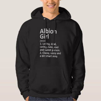 Sudadera Albion Chica Mi Michigan Funny City Home Roots
