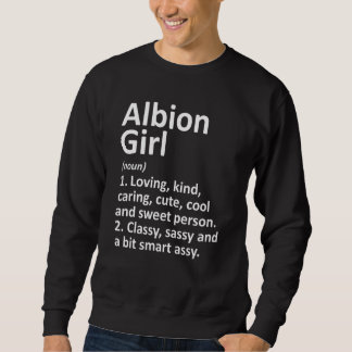 Sudadera Albion Chica Mi Michigan Funny City Home Roots