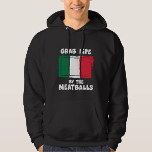 Sudadera Albóndiga italiana divertida Italia Flag1 de la
