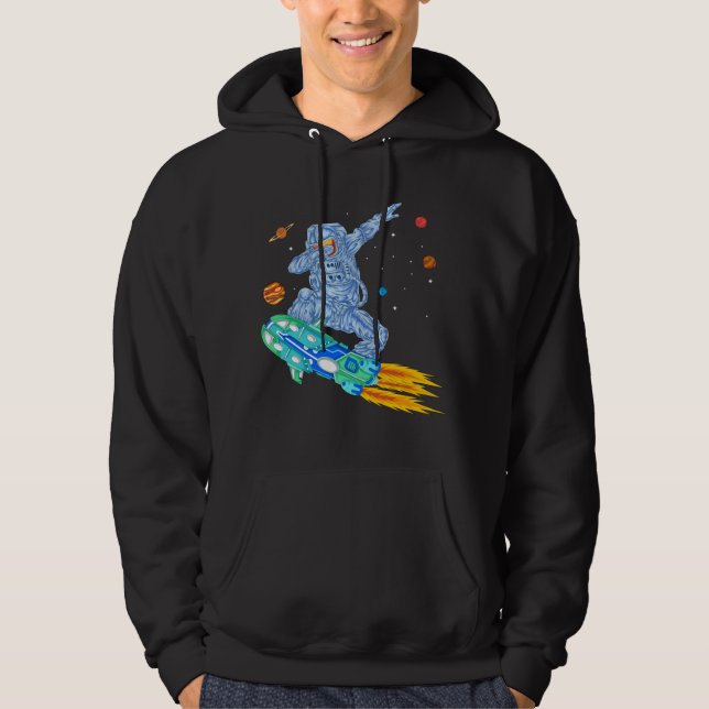 Sudadera Alboroto espacial astronauta (Anverso)
