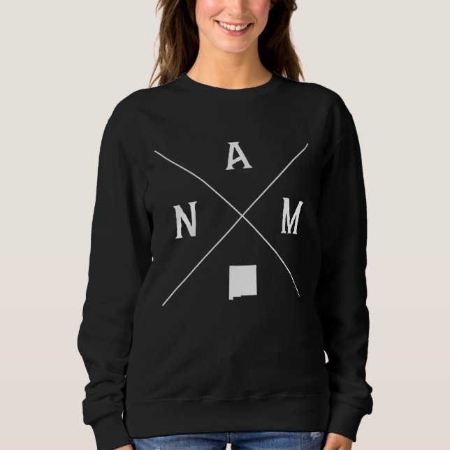 Sudadera Albuquerque New Mexico Trendy Graphic X Stylish (Anverso)