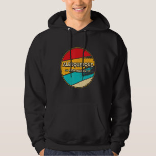 Sudadera Albuquerque Retro Vintage Sunset Estados Unidos Nu
