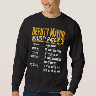 Sudadera Alcalde adjunto por hora Alcalde vicealcalde