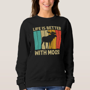 Sudadera Alce Cool Para Hombres Mujeres Alce Alaska Alce Al