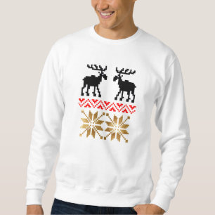 Sudadera alce negra Roja oro Alemania