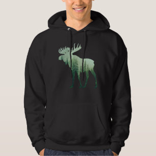 Sudadera Alces Ciervos Y Naturaleza Del Bosque