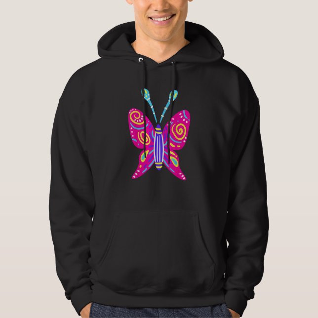 Sudadera Alebrijes Fantasy Figure Animal Sculpture Butterfl (Anverso)