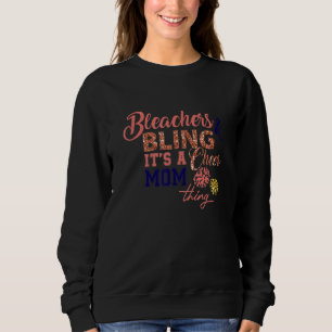 Sudadera Alegre a la Mamá de mamá blanqueadores gritando es