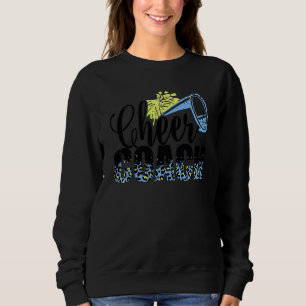 Sudadera Alegre el entrenador Leopard Cheerled Props
