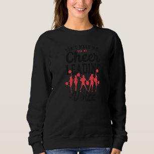 Sudadera Alegre entrenador de animadores Donu2019t Hazme us