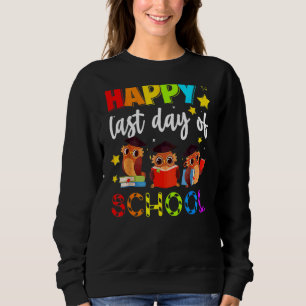 Sudadera Alegre Lechuza Cuta El Último Día De La Escuela