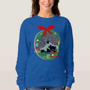 Sudadera alegre navidad hedgehog