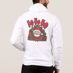 Sudadera Alegre Papá Noel de Dibujos Animados Navidad