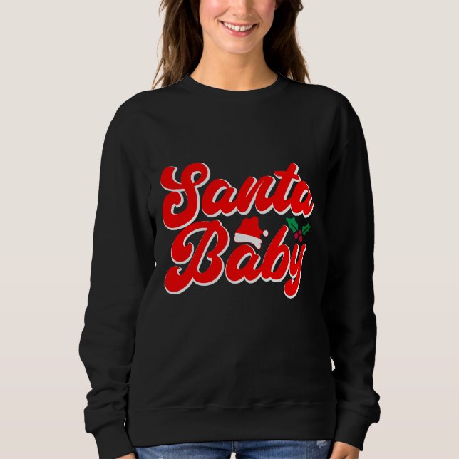 Sudadera Alegres Navidades temáticos de Santa (Anverso)