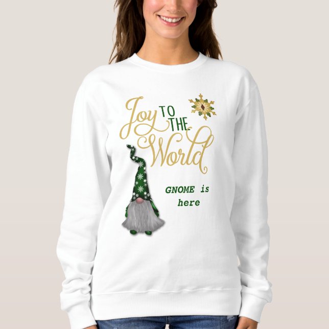 Sudadera Alegría a los Navidades del genoma mundial (Anverso)