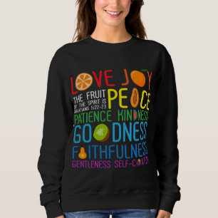 Sudadera Alegría Amor La Fruta Del Espíritu Es Paciencia De