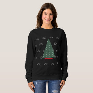 Sudadera Alegría de árbol de Navidad de invierno