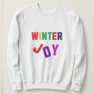 Sudadera Alegría de invierno - Coloridas Cartas acogedoras