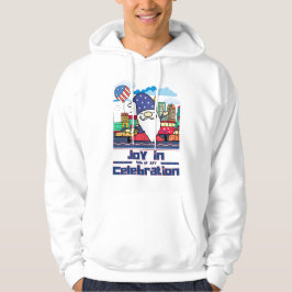 Sudadera Alegría en la celebración del 4 de julio