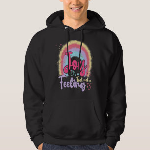 Sudadera Alegría: Es un hecho, no un boho Rainb inspirador