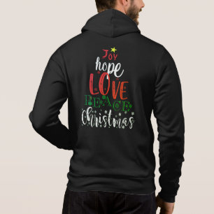 Sudadera Alegría Esperanza Amor Paz Navidad-14090