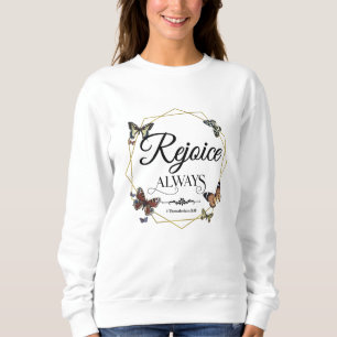 Sudadera Alegría siempre 1 Tesalónica 5 16