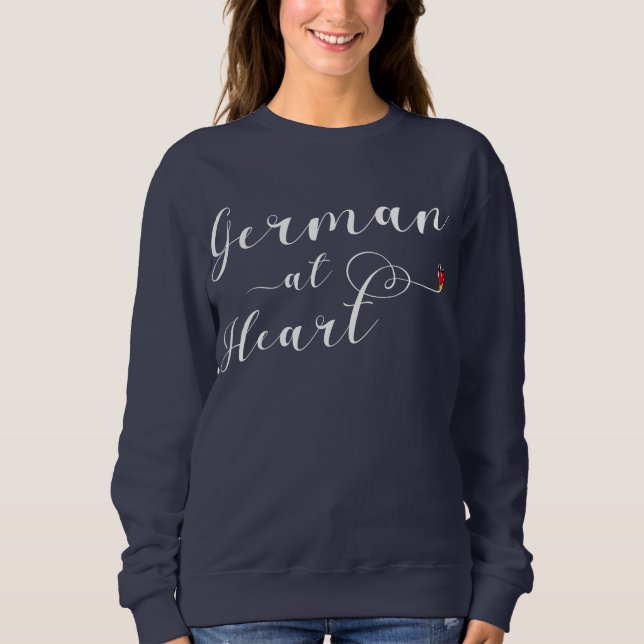 Sudadera Alemán al corazón, Alemania (Anverso)