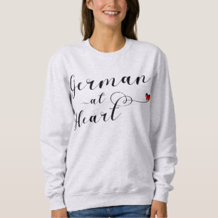 Sudadera Alemán en la camiseta del corazón, Alemania