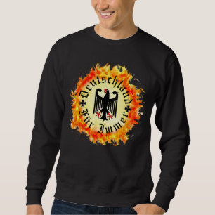 Sudadera Alemania/Deutschland Por siempre/águila/cruz de hi