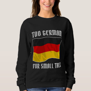 Sudadera Alemania: Inmigrante alemán cliché irónico lema gr