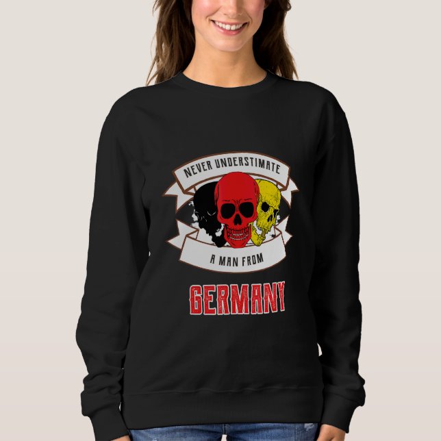 Sudadera Alemania Nunca Subestimes (Anverso)