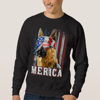 Sudadera Alemania Pastor De Perro Merica 4 De Julio Fl Esta