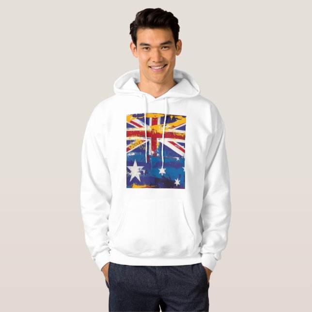 Sudadera Alentando a Australia (Anverso completo)