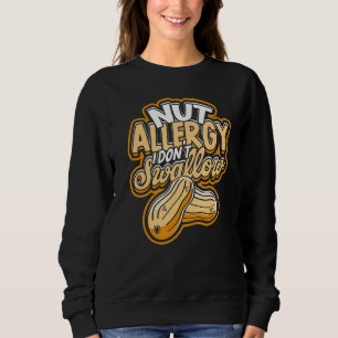 Sudadera Alergia a las nueces No embustero Alergia Adverten