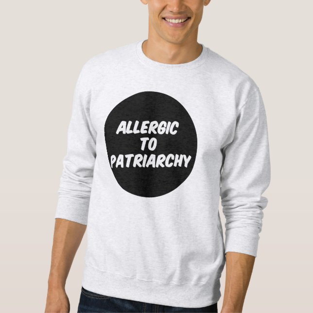 Sudadera Alérgico al patriarcado (Anverso)