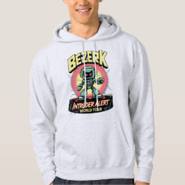 Sudadera Alerta de intruso Bezerk gira mundial retro arcade