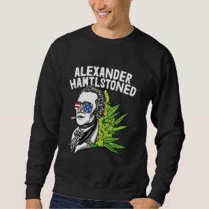 Sudadera Alexander Hamil-Stoned 4 De Julio Weed Pot Patrio