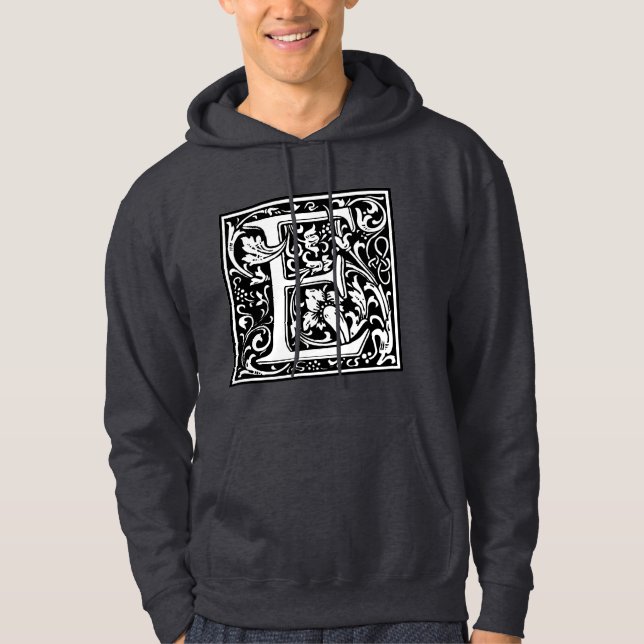 Sudadera Alfabeto “E” de William Morris (Anverso)
