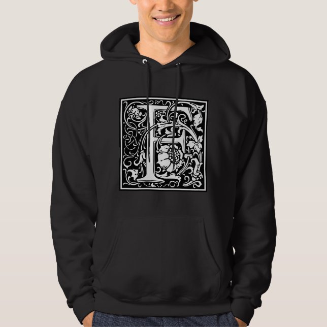 Sudadera Alfabeto “F” de William Morris (Anverso)