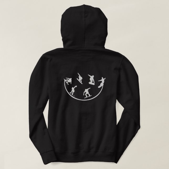 Sudadera Alfopa de snowboard, deporte invernal (Reverso del diseño)