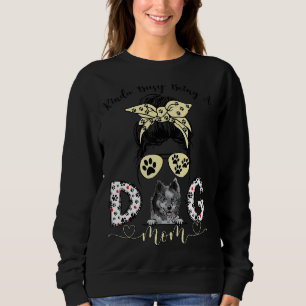 Sudadera Algo Ocupado Siendo La Mejor Madre Perro Que El Es