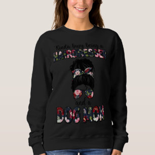 Sudadera Algo Ocupado Siendo Una Peluquería Y Una Madre Per