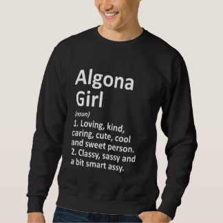 Sudadera Algona Chica Ia Iowa Funny City Home Roots